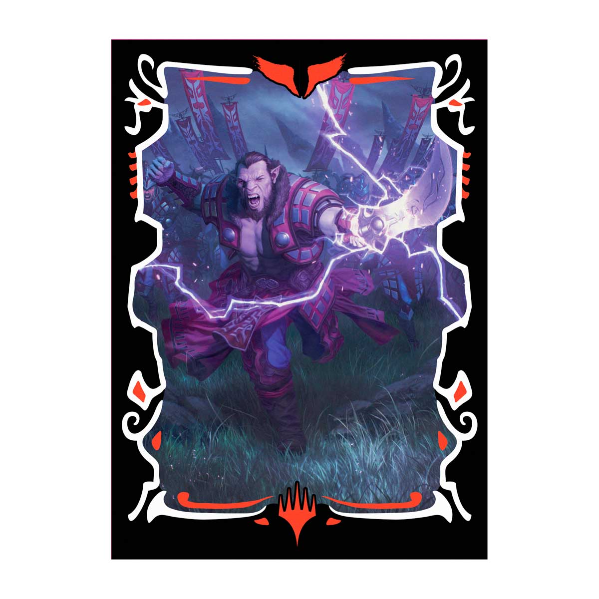 Ultra PRO Tarkir Dragonstorm Zurgo Stormrender (Mardu Surge Commander Deck) 100ct Deck Protector Sleeves for Magic: The Gathering – UP38800