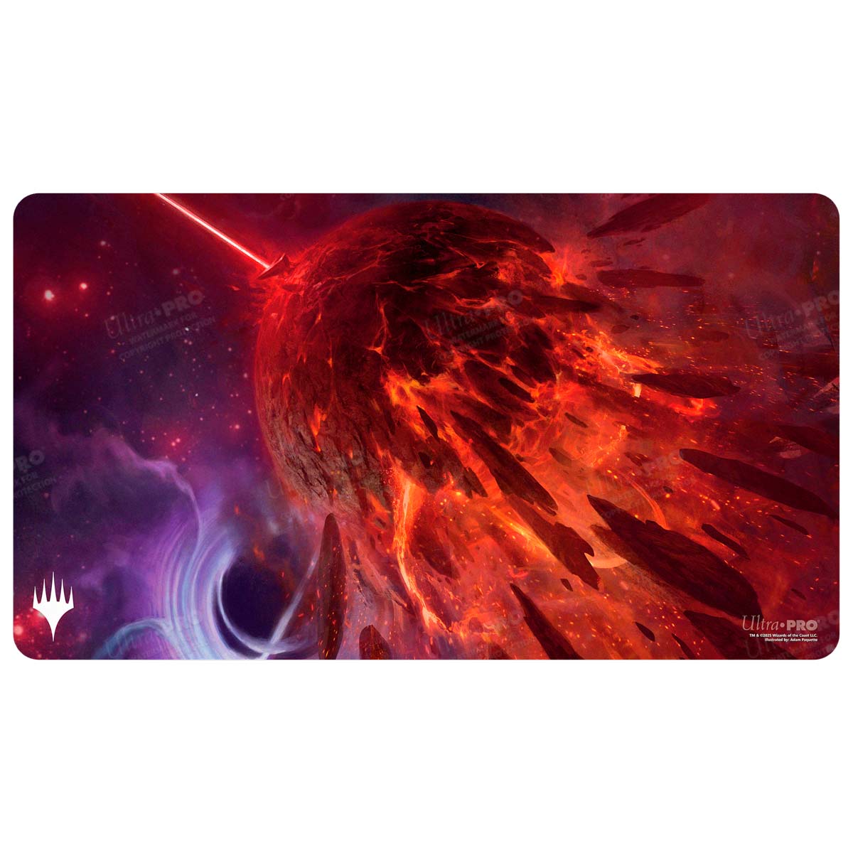 Ultra PRO Edge of Eternities Kavaron, Memorial World Playmat Mythic Land Red for Magic: The Gathering – UP38880
