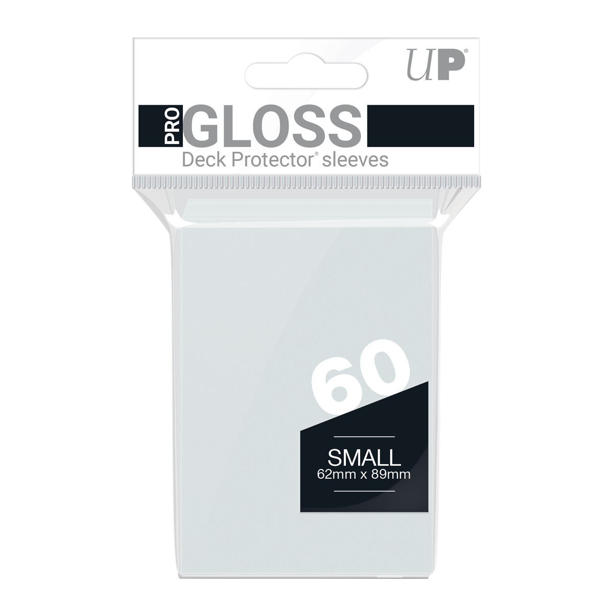 Ultra PRO PRO-Gloss Small Deck Protector Sleeves (60ct) – Clear – UP82962