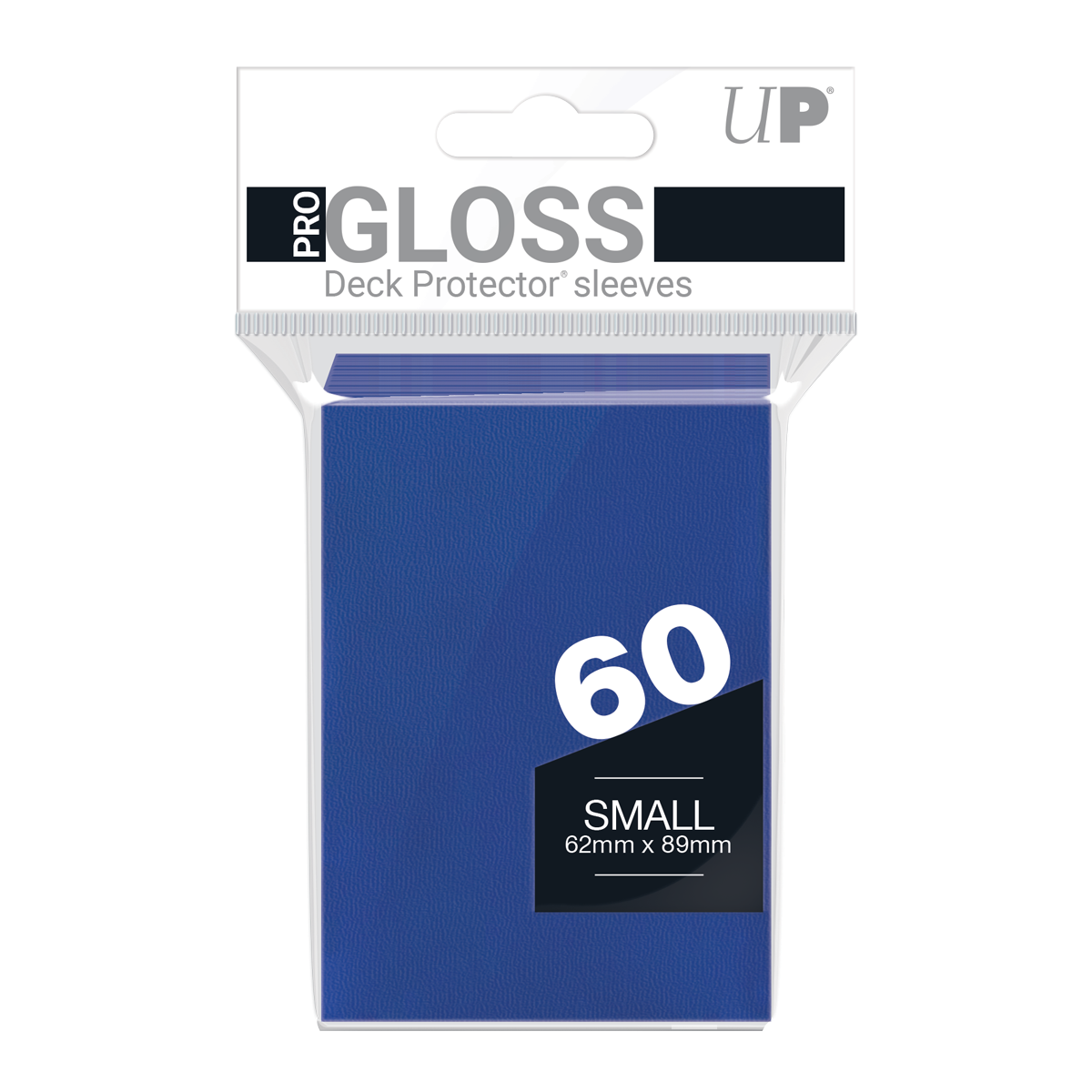 Ultra PRO PRO-Gloss Small Deck Protector Sleeves (60ct) – Blue – UP82965