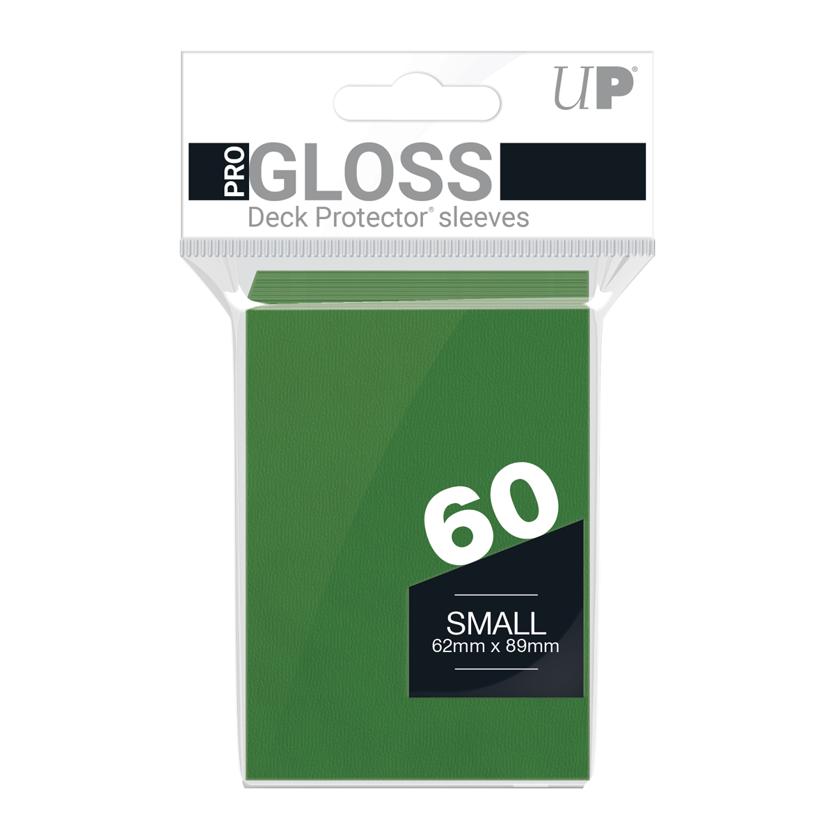 Ultra PRO PRO-Gloss Small Deck Protector Sleeves (60ct) – Green – UP82966