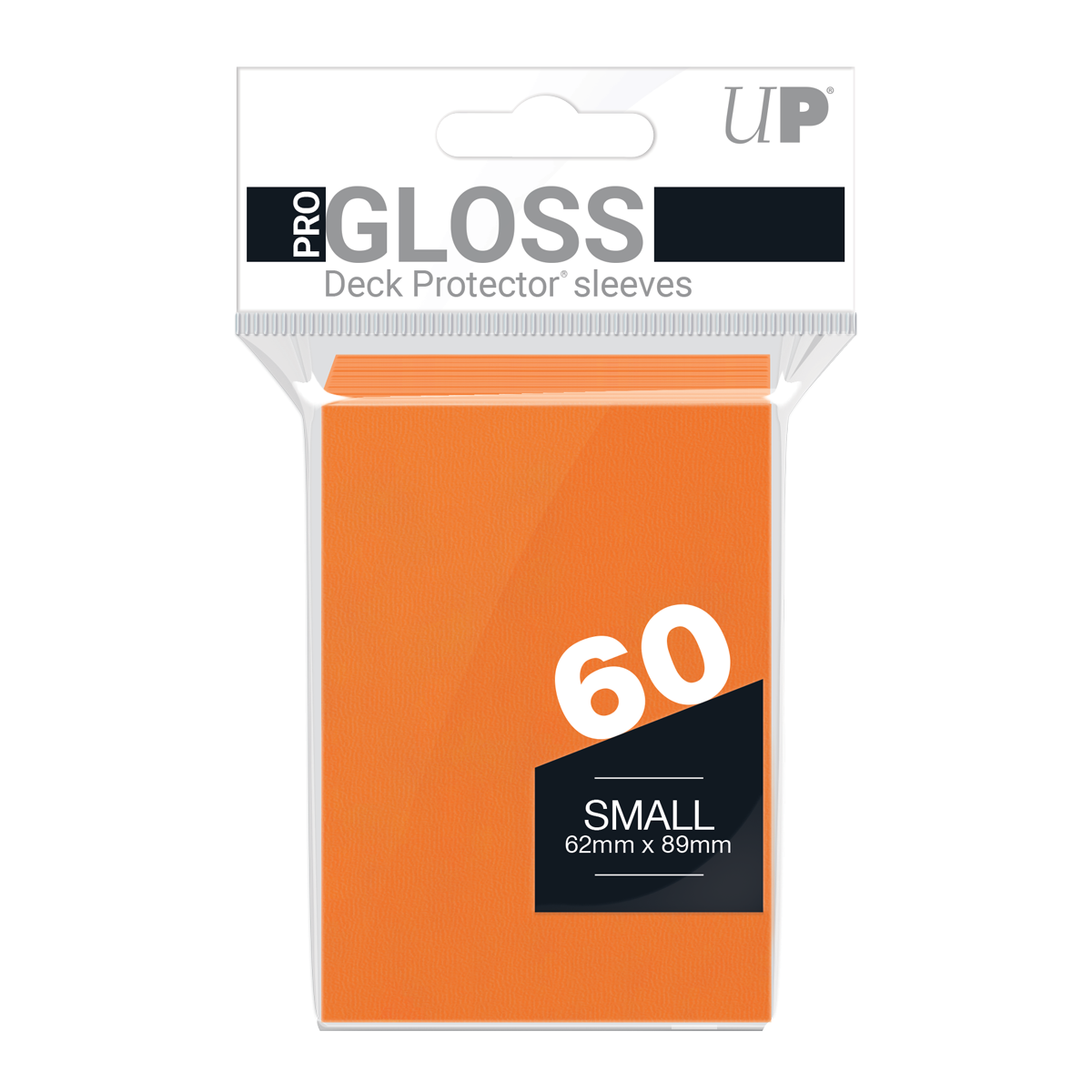Ultra PRO PRO-Gloss Small Deck Protector Sleeves (60ct) – Orange – UP82968