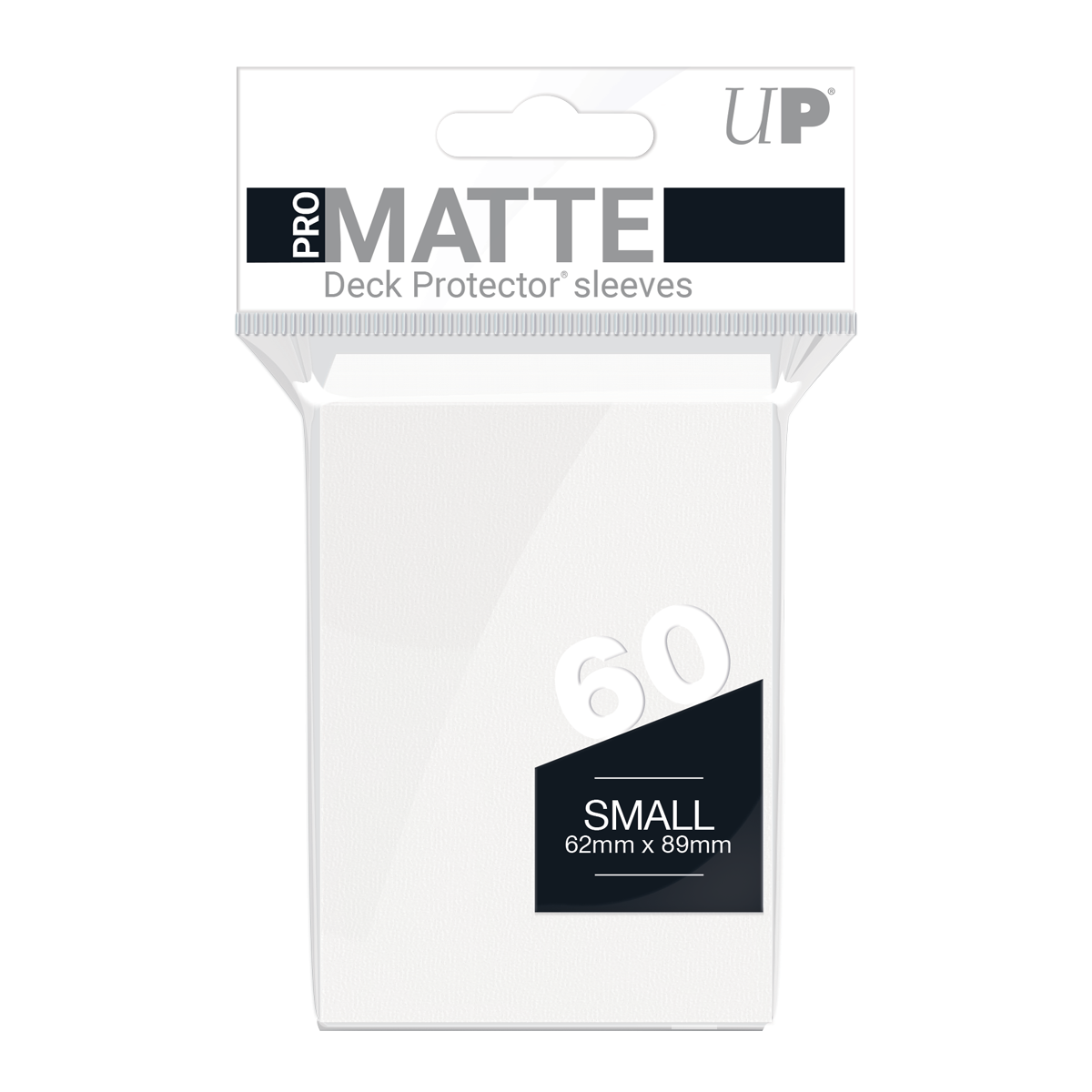 Ultra PRO PRO-Matte Small Deck Protector Sleeves (60ct) – White – UP84022