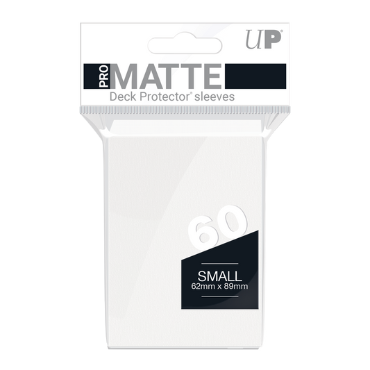 Ultra PRO PRO-Matte Small Deck Protector Sleeves (60ct) – White – UP84022