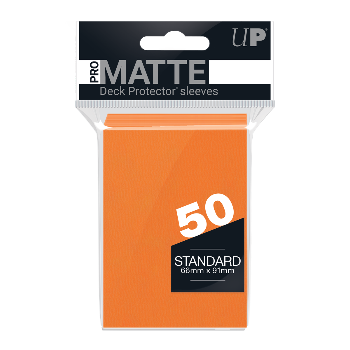 Ultra PRO PRO-Matte Standard Deck Protector Sleeves – Orange / 50ct – UP84184