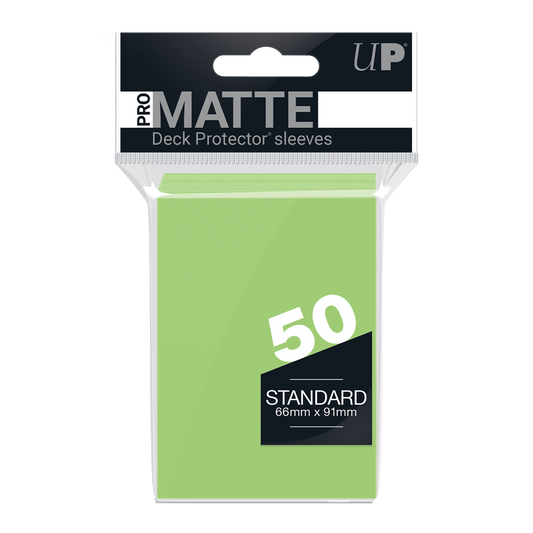 Ultra PRO PRO-Matte Standard Deck Protector Sleeves – Lime Green / 50ct – UP84190