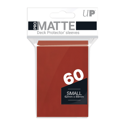 Ultra PRO PRO-Matte Small Deck Protector Sleeves (60ct) – Red – UP84263