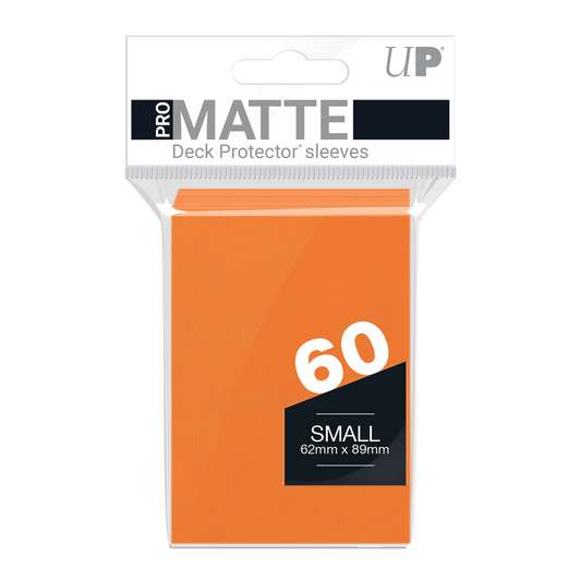 Ultra PRO PRO-Matte Small Deck Protector Sleeves (60ct) – Orange – UP84266