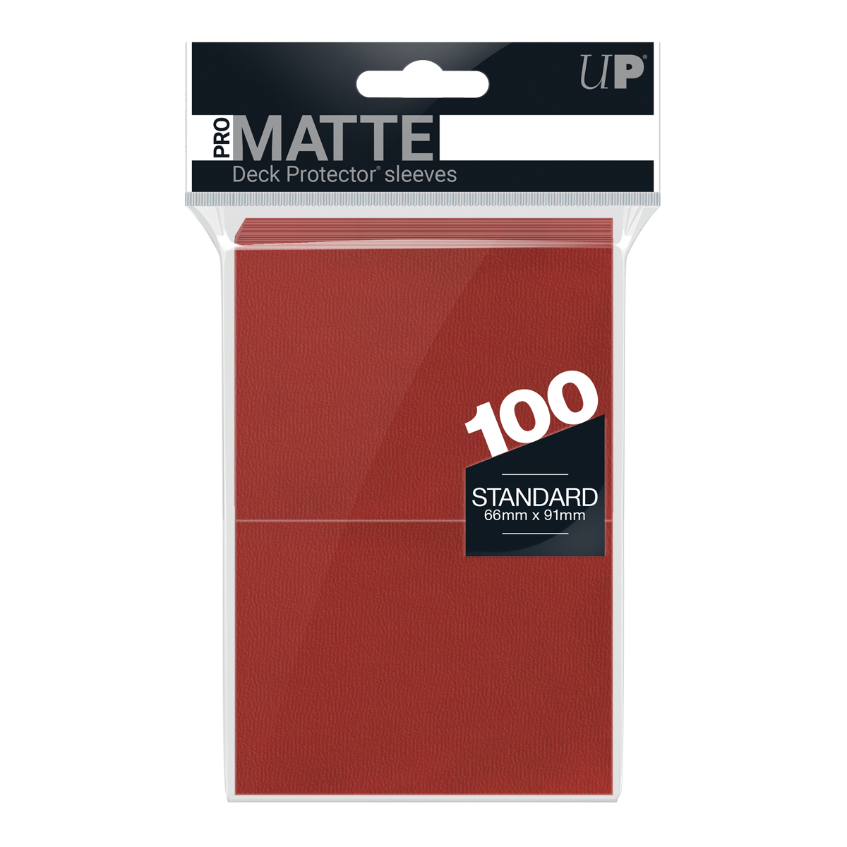 Ultra PRO PRO-Matte Standard Deck Protector Sleeves – Red / 100ct – UP84516