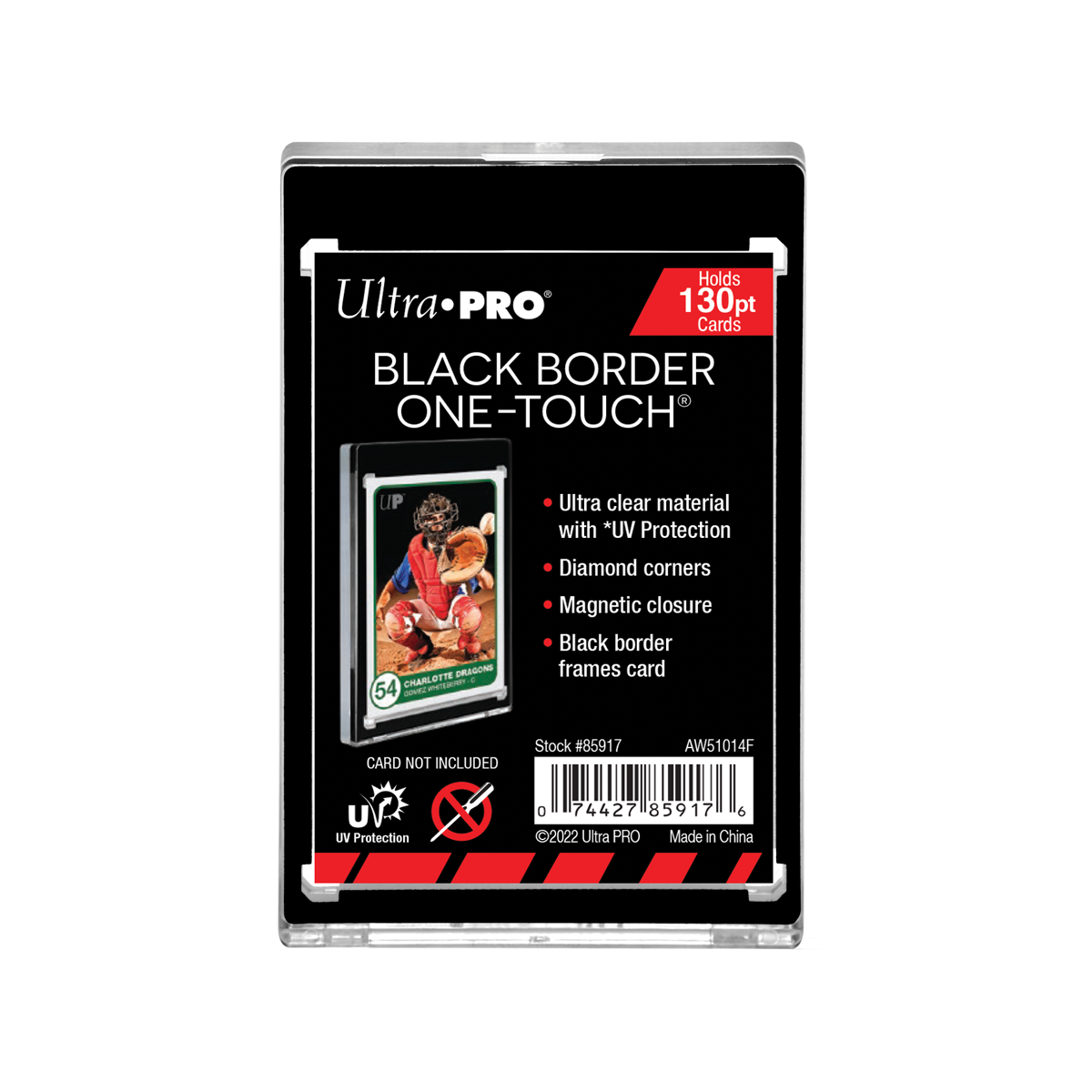 Ultra PRO 130PT Black Border ONE-TOUCH Magnetic Holder – UP85917
