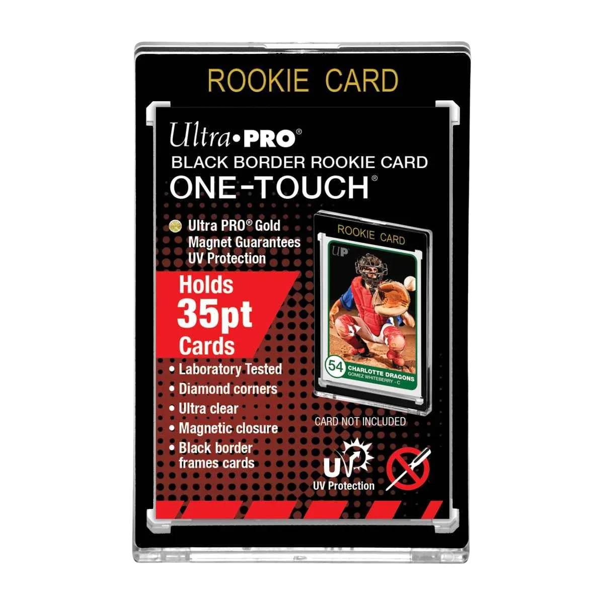 Ultra PRO 35PT ROOKIE Black Border UV ONE-TOUCH Magnetic Holder – UP85919