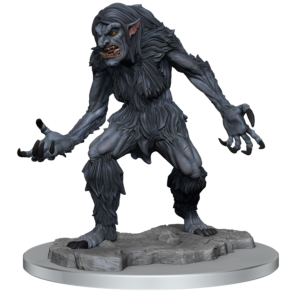 D&D Nolzurs Marvelous Unpainted Miniatures Ice Troll Paint Night Kit