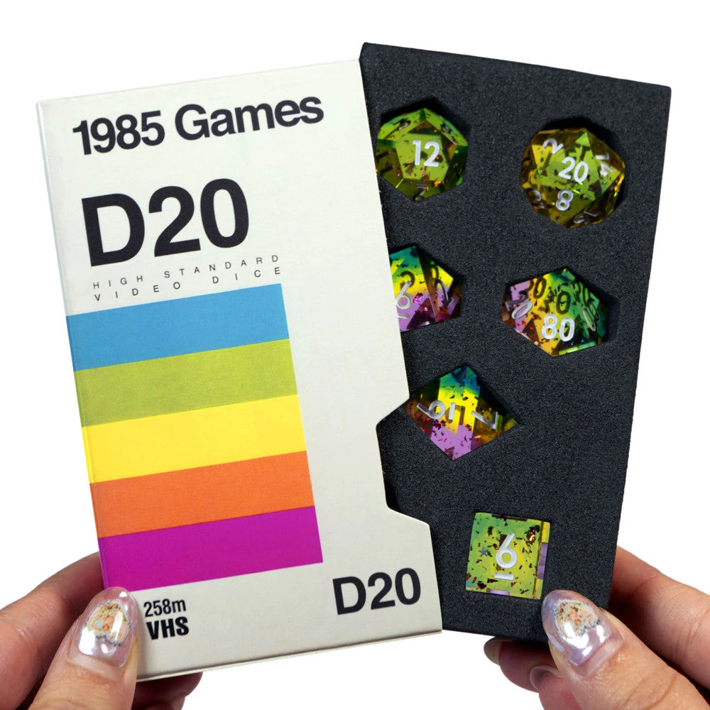 1985 Games VHS Dice Rainbow