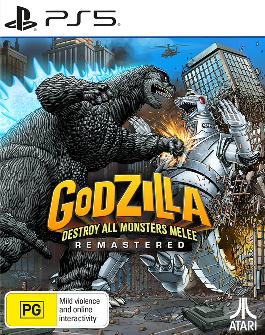 Godzilla: Destroy All Monsters Melee Remastered - PlayStation 5 box art