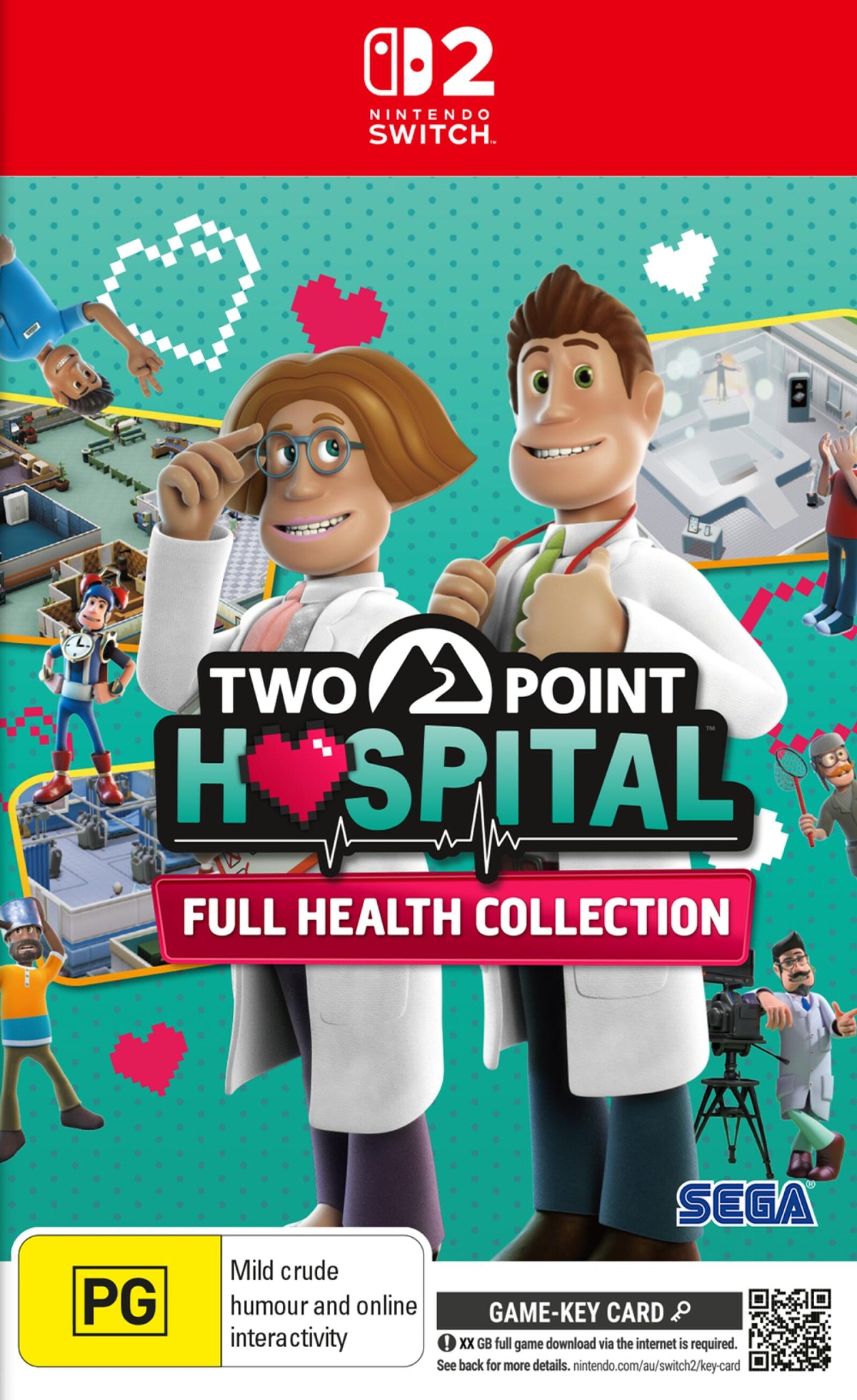 Two Point Hospital: Full Health Collection - Nintendo Switch 2 box art