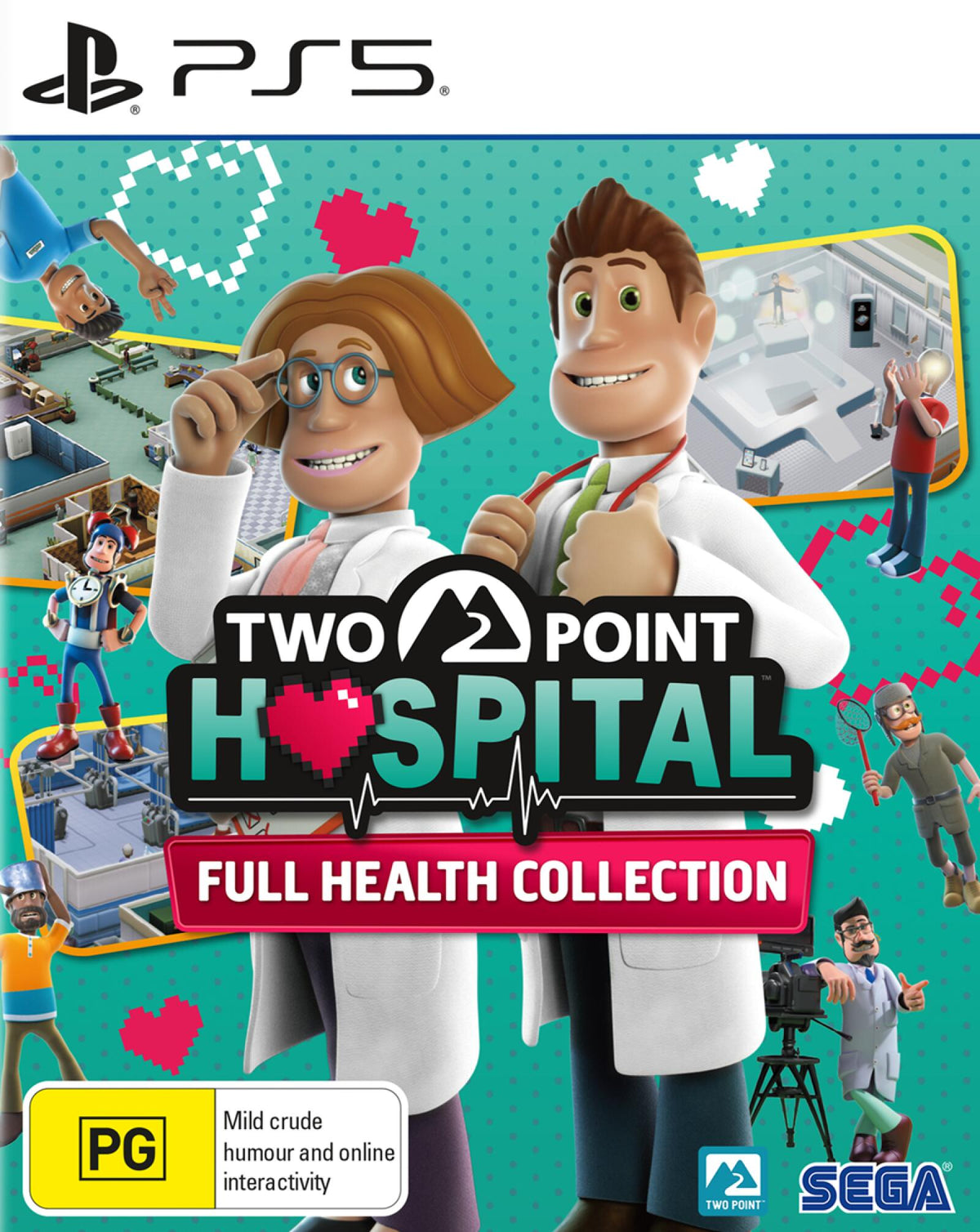 Two Point Hospital: Full Health Collection - PlayStation 5 box art