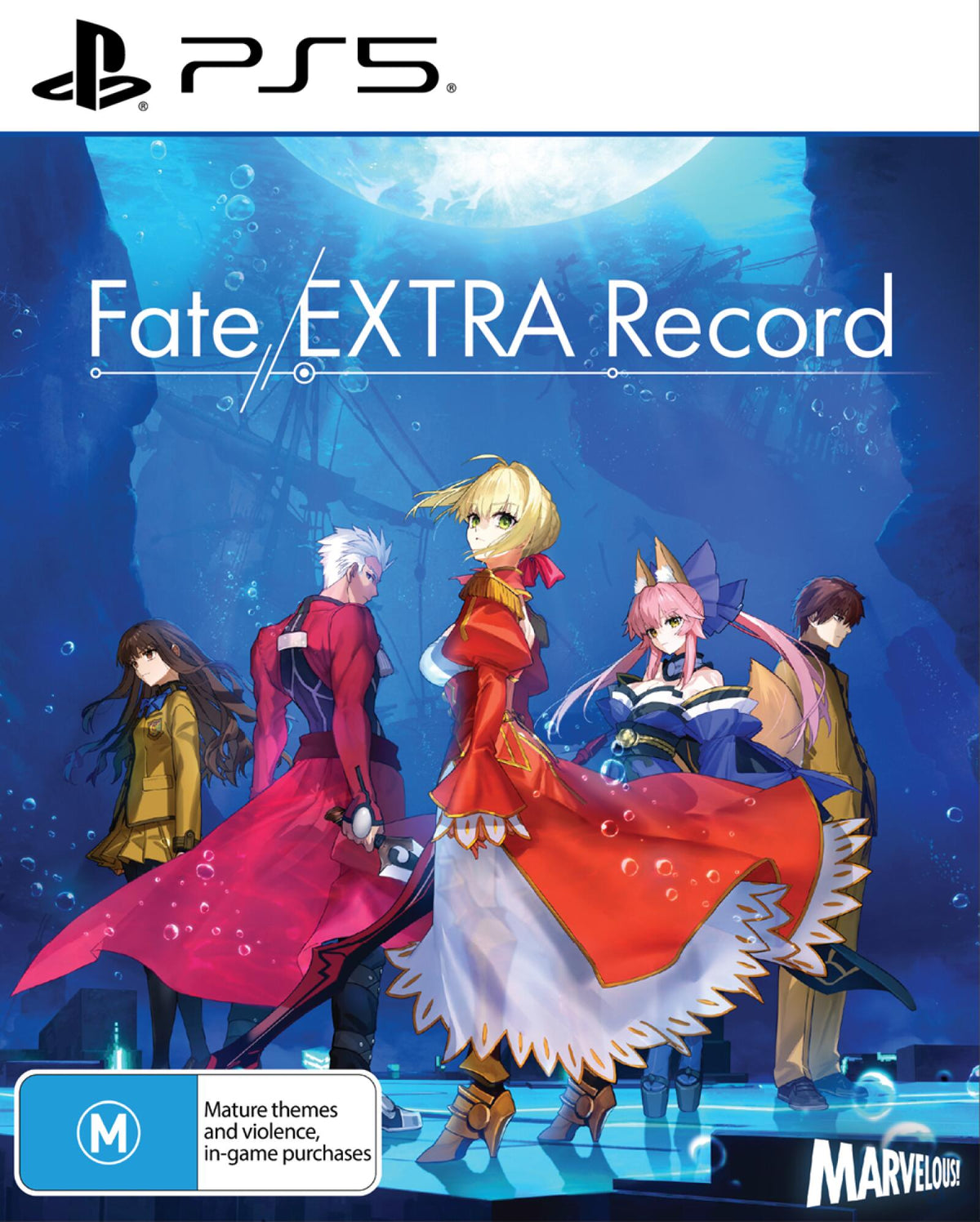 Fate/EXTRA Record - PlayStation 5 box art