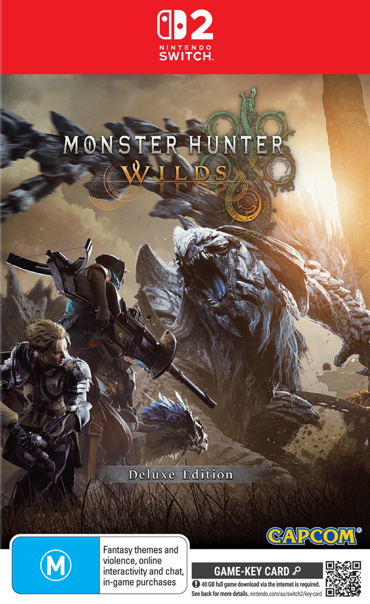 Monster Hunter Wilds Deluxe Edition - Nintendo Switch 2 box art