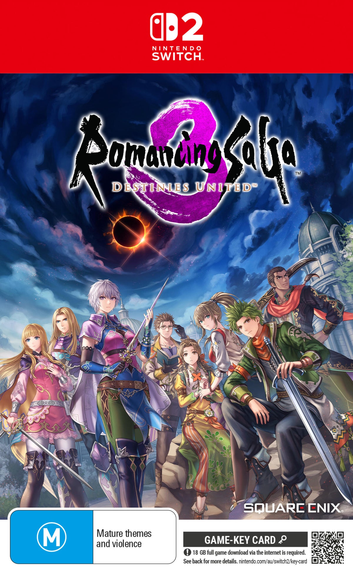 Romancing SaGa 3: Destinies United - Nintendo Switch 2 box art