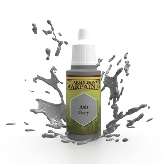 The Army Painter Warpaints: Ash Grey 18 ml – paint bottle