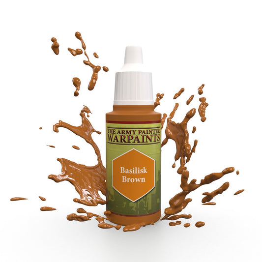 The Army Painter Warpaints: Basilisk Brown 18 ml – paint bottle