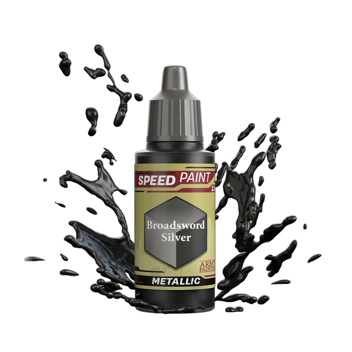 The Army Painter Speedpaint 2.0: Broadsword Silver 18 ml – paint bottle