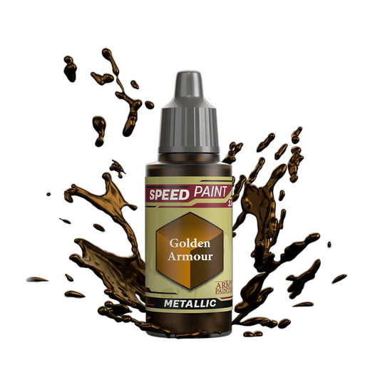 The Army Painter Speedpaint 2.0: Golden Armour 18 ml – paint bottle