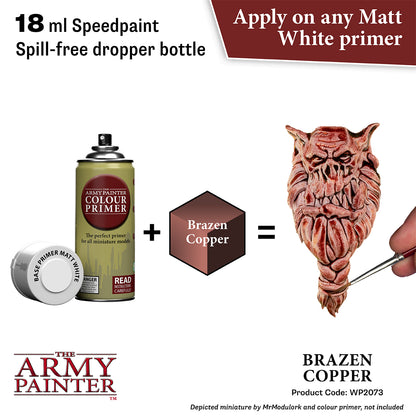 The Army Painter Speedpaint 2.0, Brazen Copper 18 ml – colour and application example