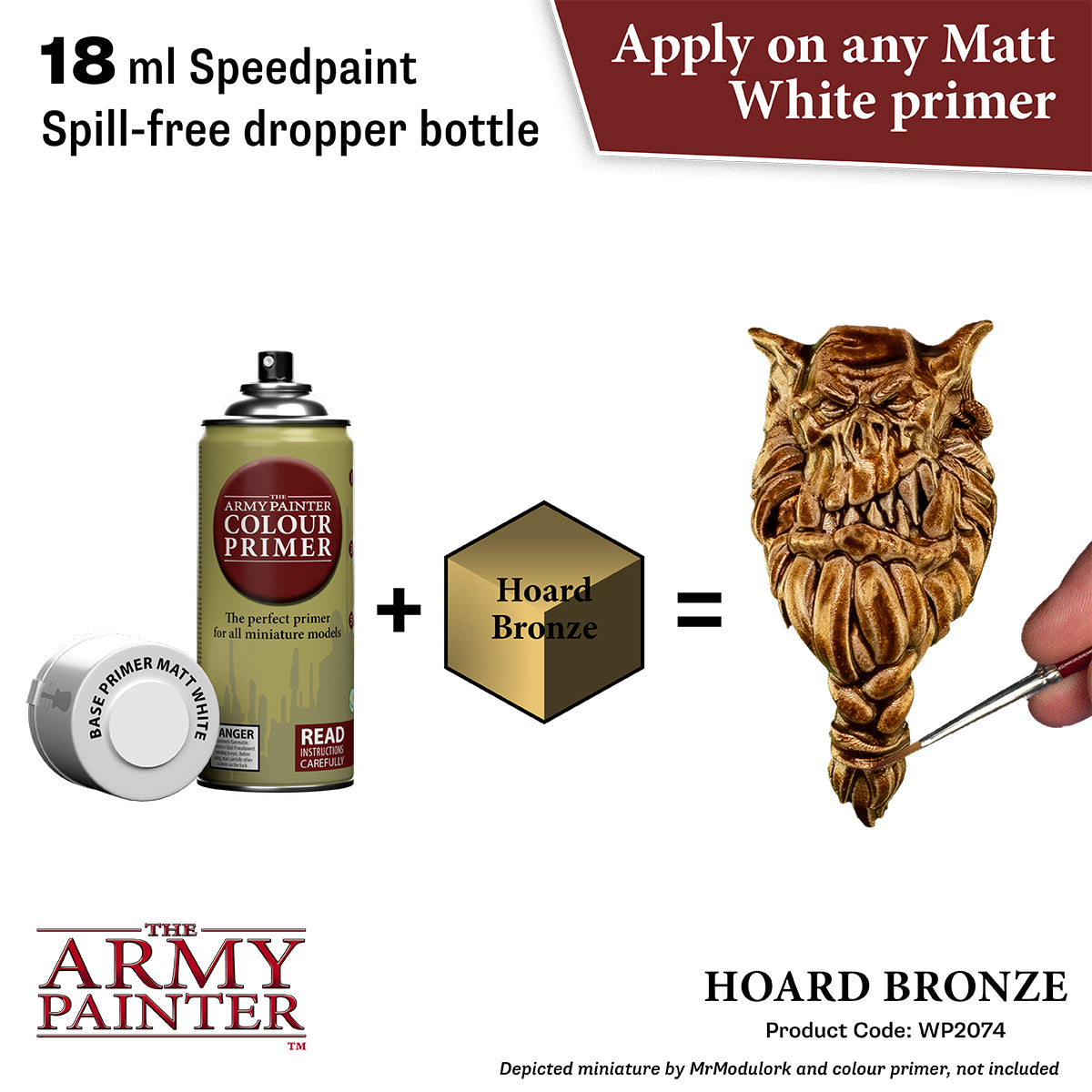 The Army Painter Speedpaint 2.0: Hoard Bronze 18 ml – colour and application example