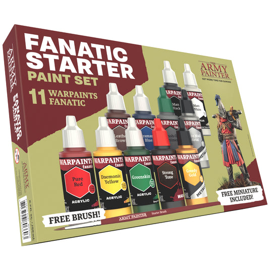 The Army Painter Warpaints Fanatic: Starter Set – product and packaging