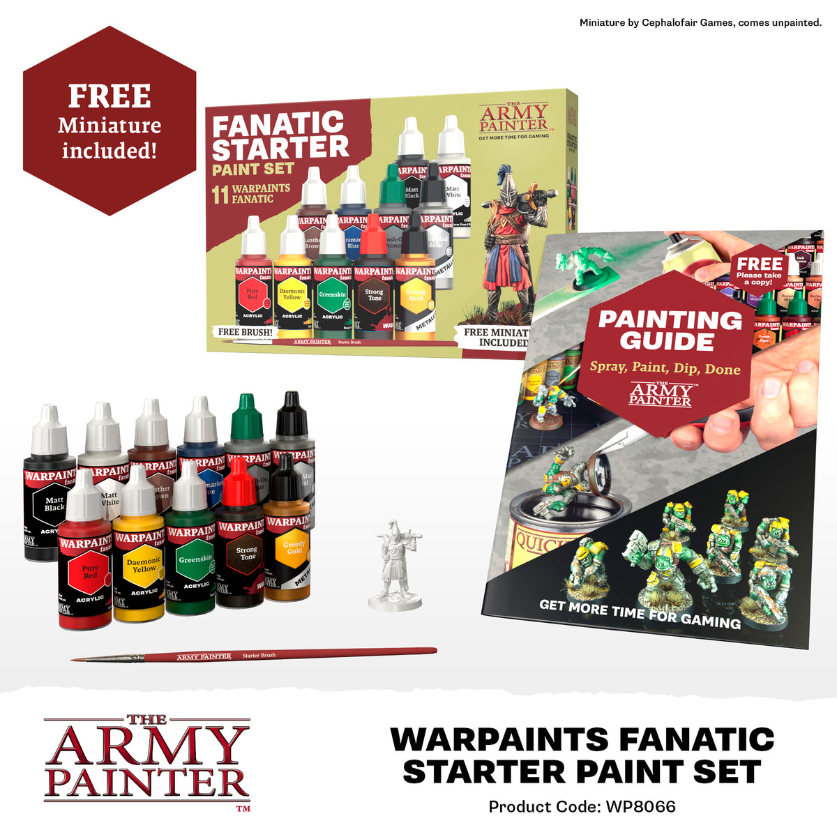The Army Painter Warpaints Fanatic: Starter Set – contents and painting information