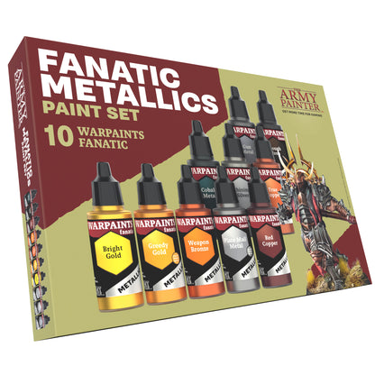 The Army Painter Warpaints Fanatic: Metallics Set – product and packaging