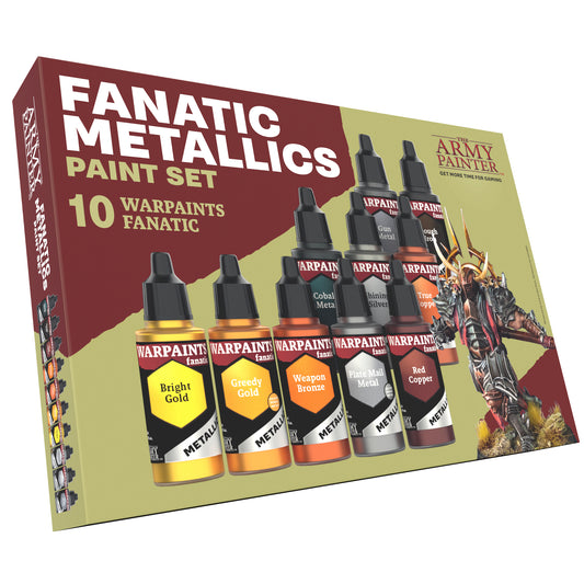 The Army Painter Warpaints Fanatic: Metallics Set – product and packaging