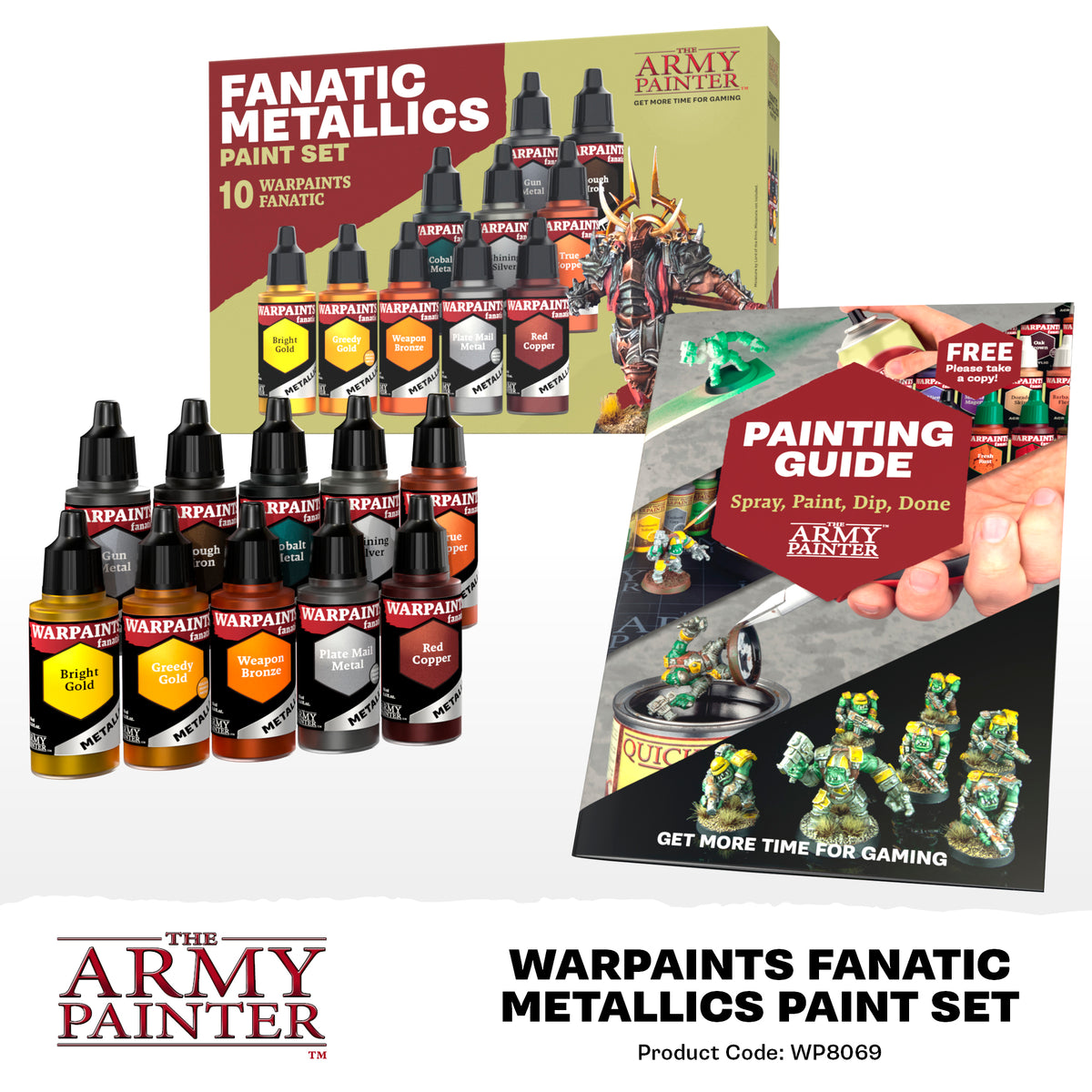 The Army Painter Warpaints Fanatic: Metallics Set – contents and painting information