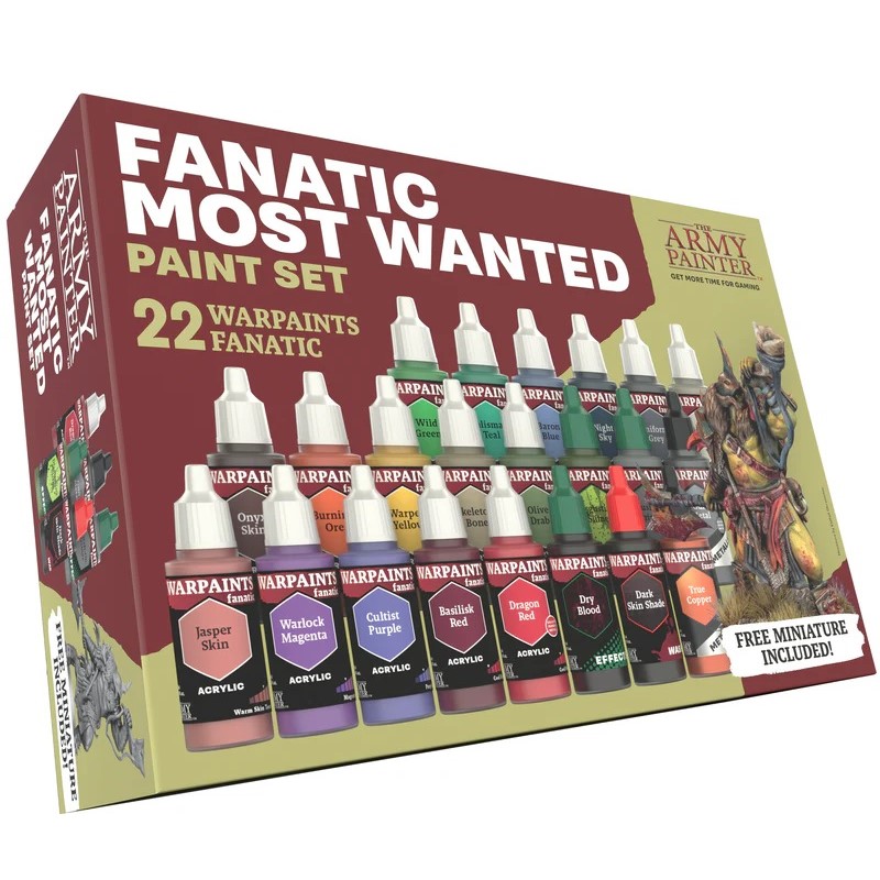 The Army Painter Warpaints Fanatic Most Wanted Set – product and packaging