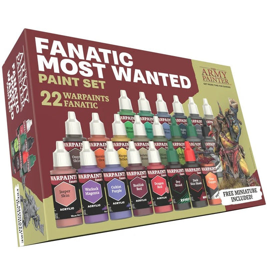 The Army Painter Warpaints Fanatic Most Wanted Set – product and packaging