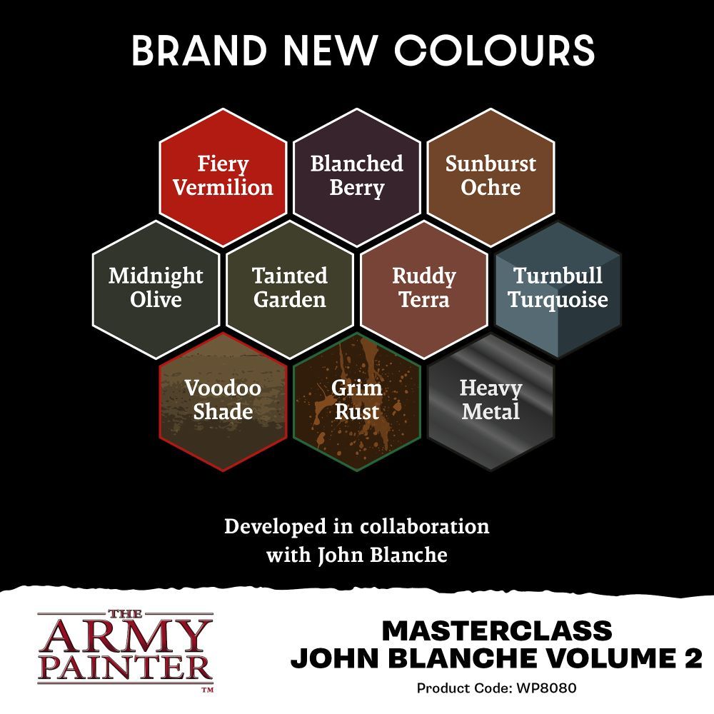 The Army Painter John Blanche Masterclass: Vol. 2 – contents and painting information