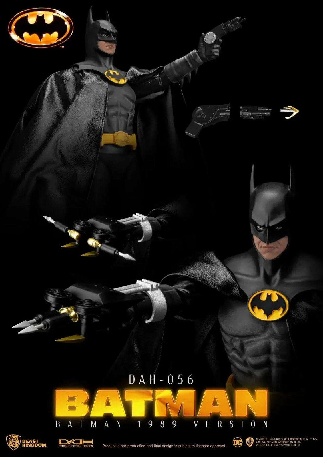 Beast Kingdom Dynamic Action Heroes Batman 1989 Batman – – HobbiXchange Christchurch NZ