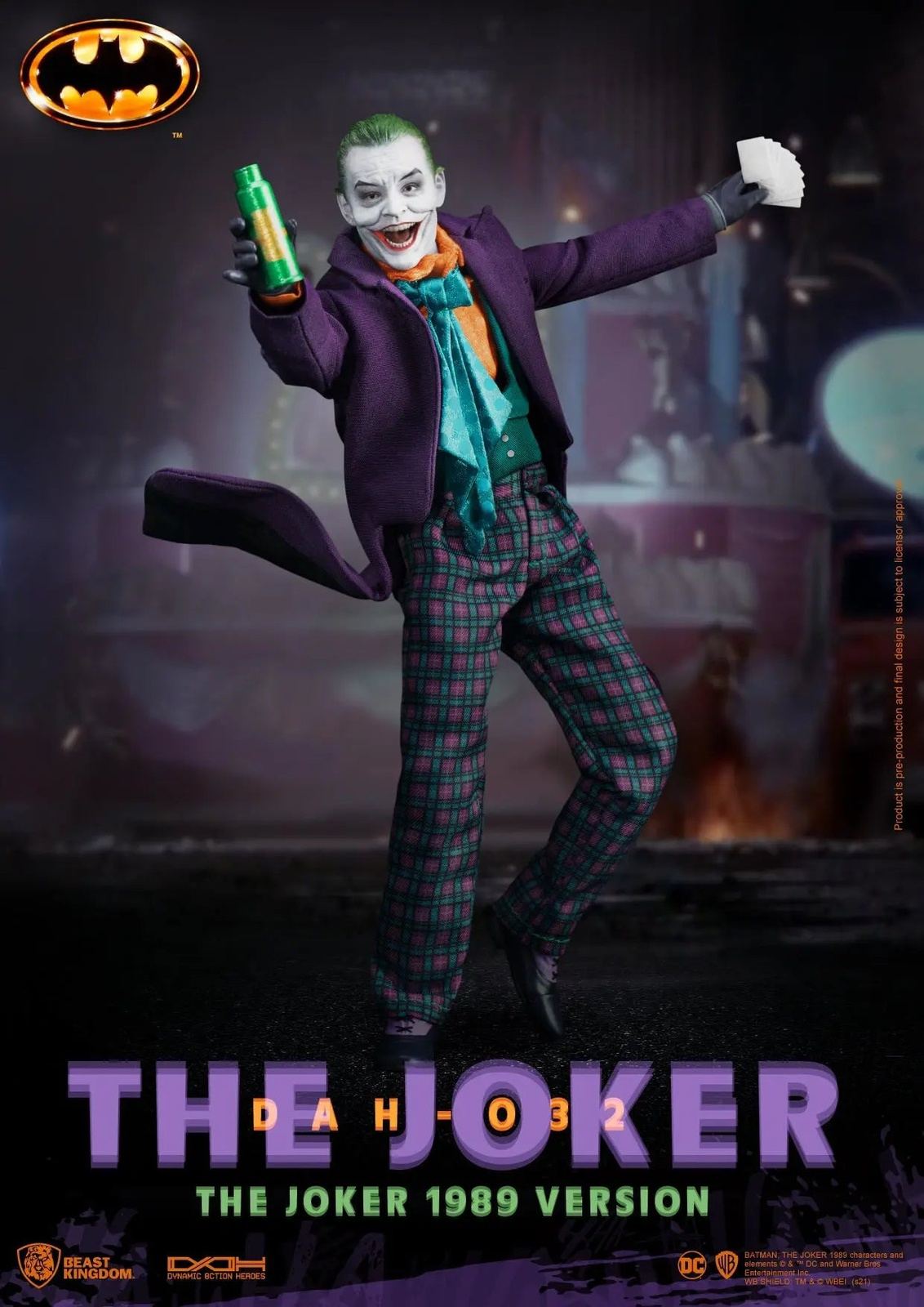 Beast Kingdom Dynamic Action Heroes Batman 1989 the Joker – – HobbiXchange Christchurch NZ