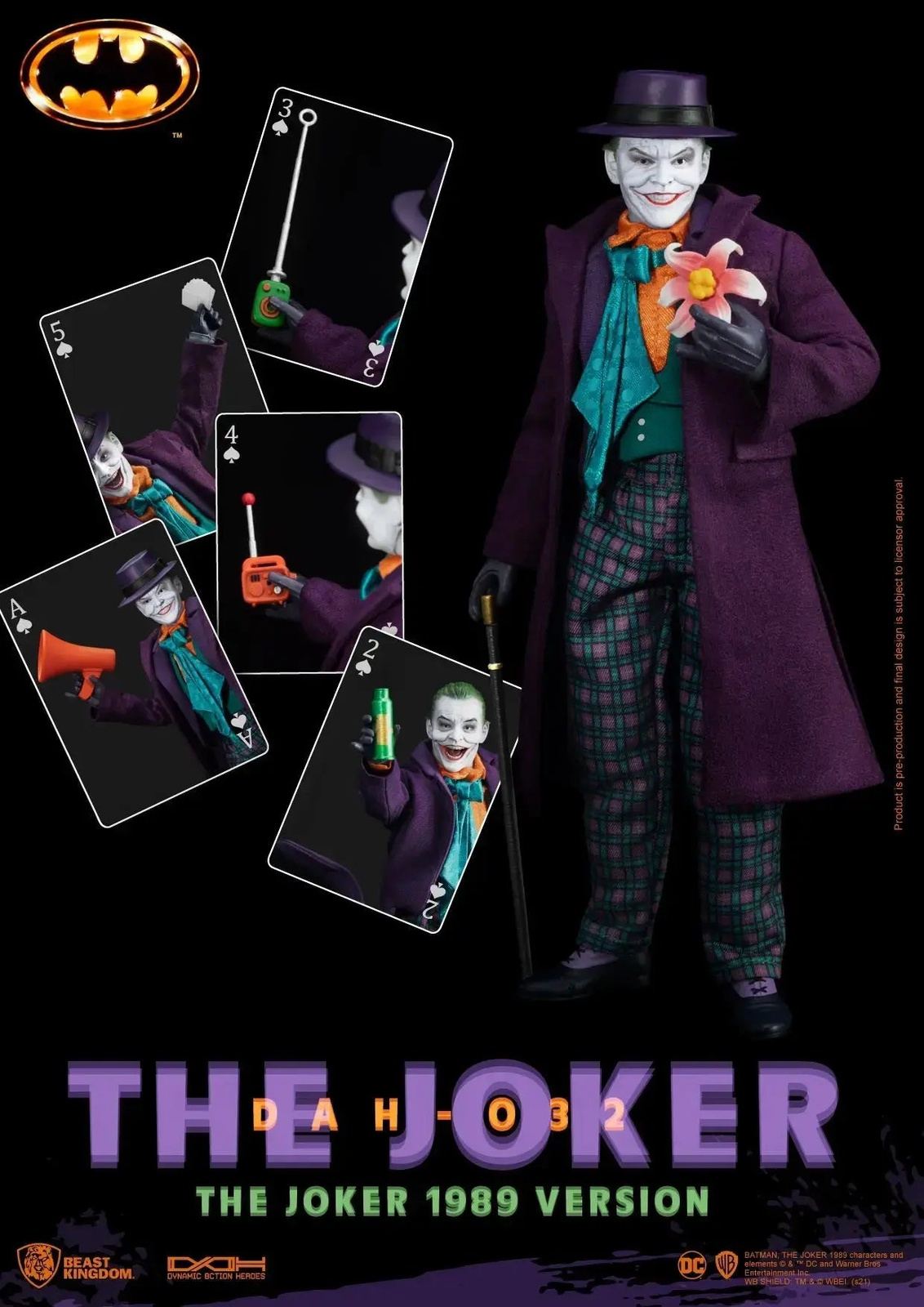 Beast Kingdom Dynamic Action Heroes Batman 1989 the Joker – – HobbiXchange Christchurch NZ