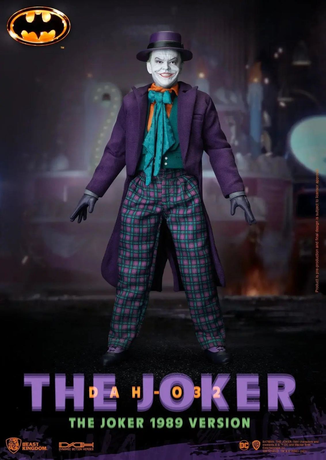 Beast Kingdom Dynamic Action Heroes Batman 1989 the Joker – – HobbiXchange Christchurch NZ