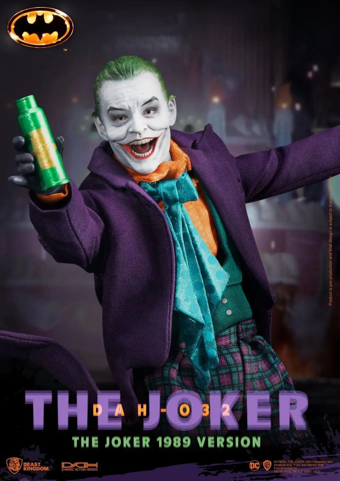 Beast Kingdom Dynamic Action Heroes Batman 1989 the Joker – – HobbiXchange Christchurch NZ