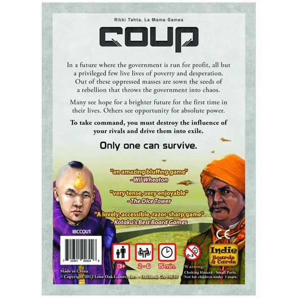 Resistance: Coup – Card Game – HobbiXchange Christchurch NZ